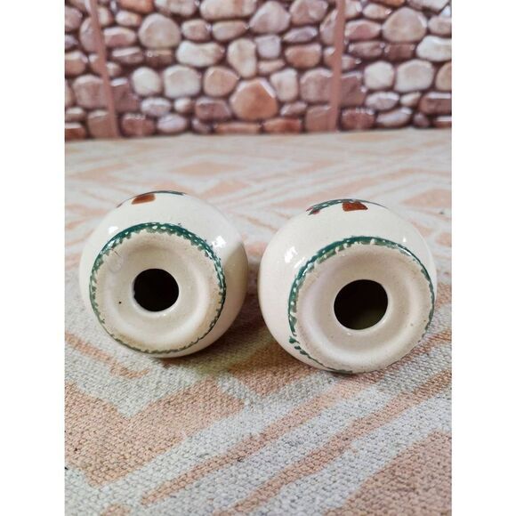 Vintage Christmas Tree Candlesticks/ Salt Pepper Shakers - Picture 13 of 14